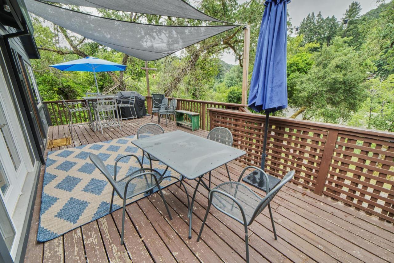 Rivers Breeze Relaxing Riverside Cabin With Private Suite Kayaks Healdsburg Exteriör bild