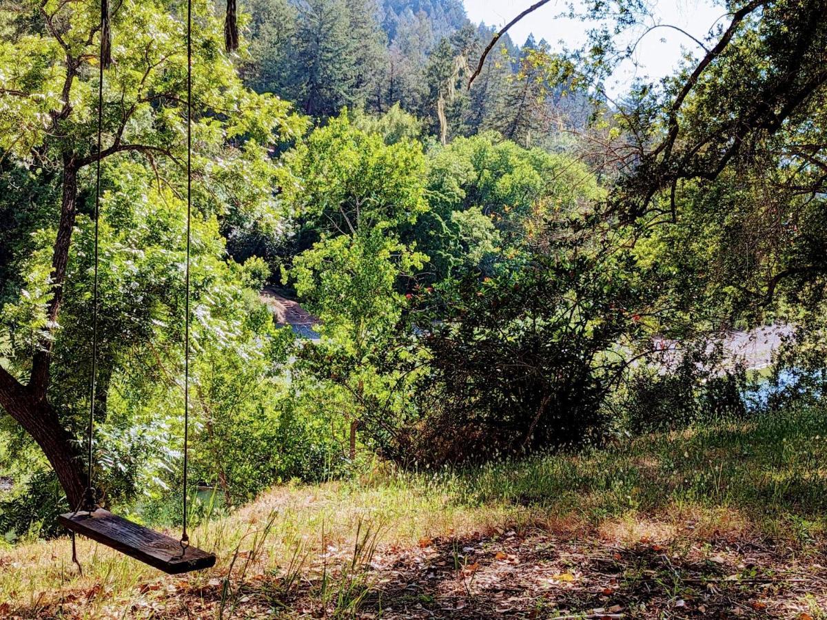 Rivers Breeze Relaxing Riverside Cabin With Private Suite Kayaks Healdsburg Exteriör bild