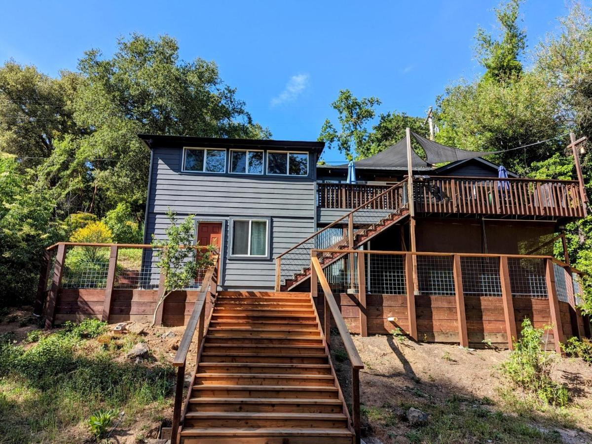 Rivers Breeze Relaxing Riverside Cabin With Private Suite Kayaks Healdsburg Exteriör bild
