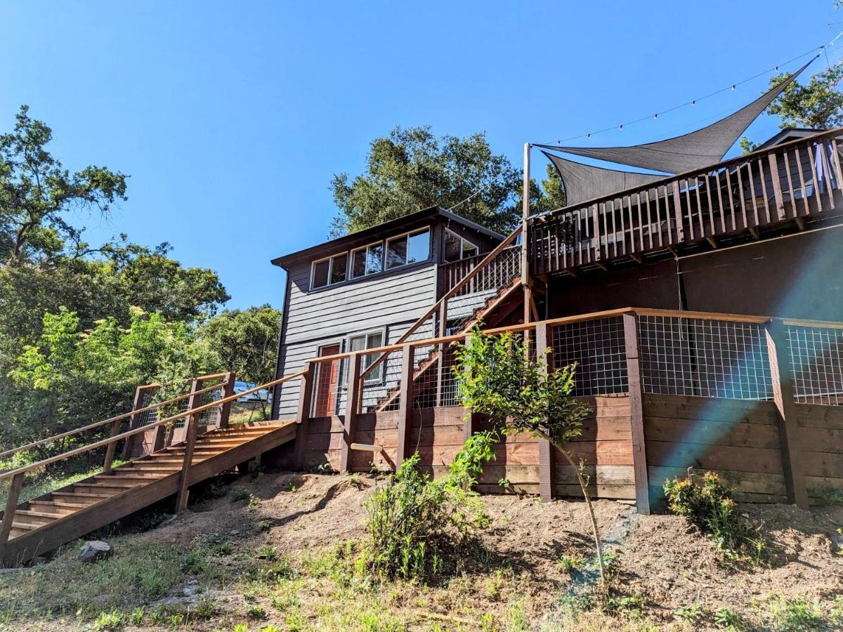 Rivers Breeze Relaxing Riverside Cabin With Private Suite Kayaks Healdsburg Exteriör bild